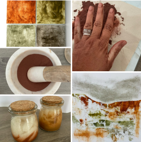 Ateliers “Pigments et art des couleurs de la terre” avec Martine Federmeyer-Gwynne